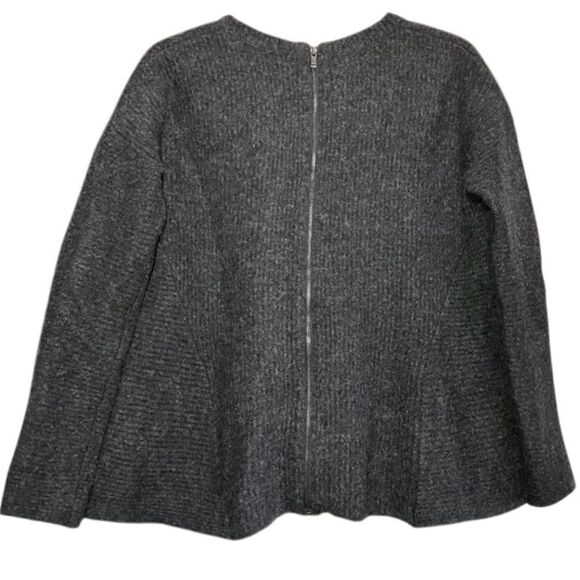 COS A Line Wool Blend Sweater in Dark Grey Heather Women’s M - Picture 3 of 5